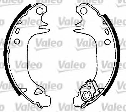 Valeo 553699 Brake shoe set 553699