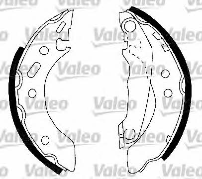 Valeo 553722 Brake shoe set 553722
