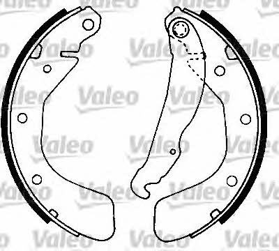 Valeo 553766 Brake shoe set 553766