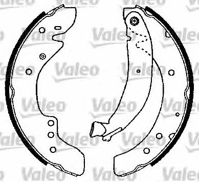 Valeo 553773 Brake shoe set 553773
