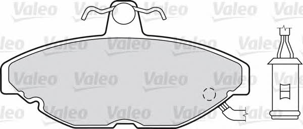 Valeo 551023 Brake Pad Set, disc brake 551023