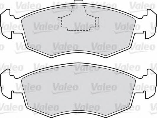 Valeo 551038 Brake Pad Set, disc brake 551038