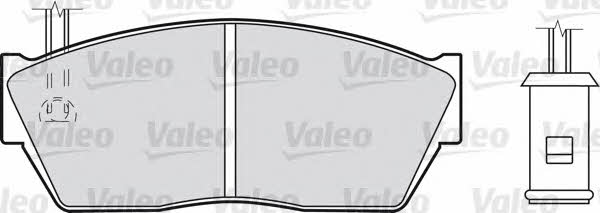 Valeo 551042 Brake Pad Set, disc brake 551042