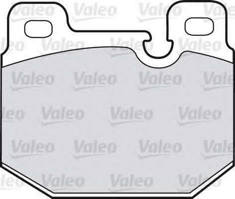 Valeo 551439 Brake Pad Set, disc brake 551439