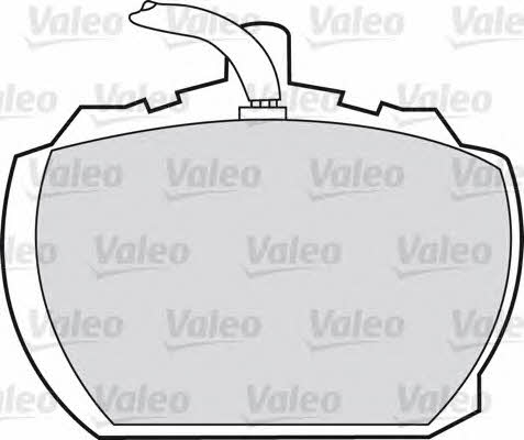 Valeo 551500 Brake Pad Set, disc brake 551500