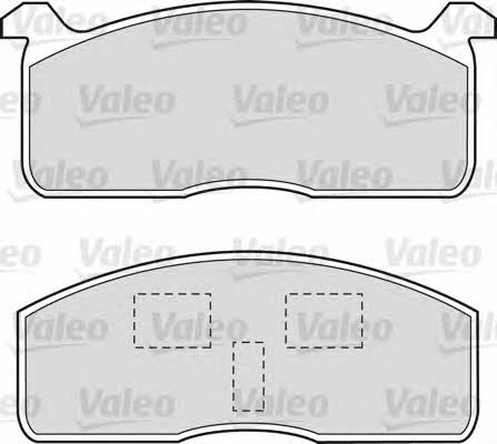 Valeo 551650 Brake Pad Set, disc brake 551650