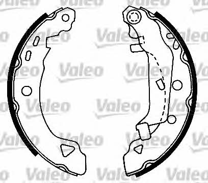 Valeo 554721 Brake shoe set 554721