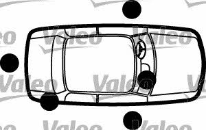 Valeo 252168 Lock cylinder, set 252168