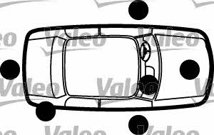 Valeo 252421 Lock cylinder, set 252421