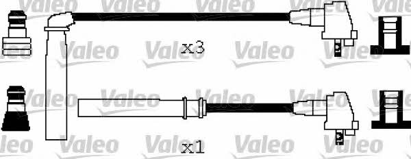 Valeo 346198 Ignition cable kit 346198