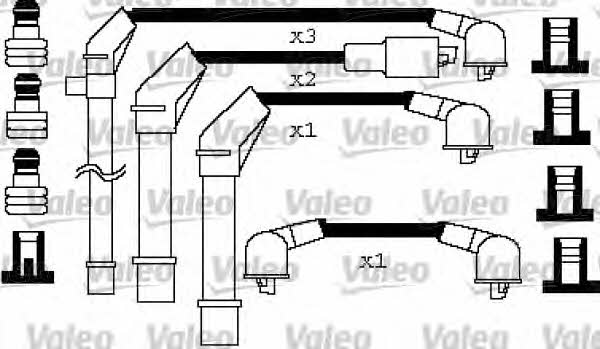 Valeo 346256 Ignition cable kit 346256