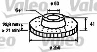 Valeo 186189 Front brake disc ventilated 186189
