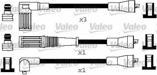Valeo 346617 Ignition cable kit 346617