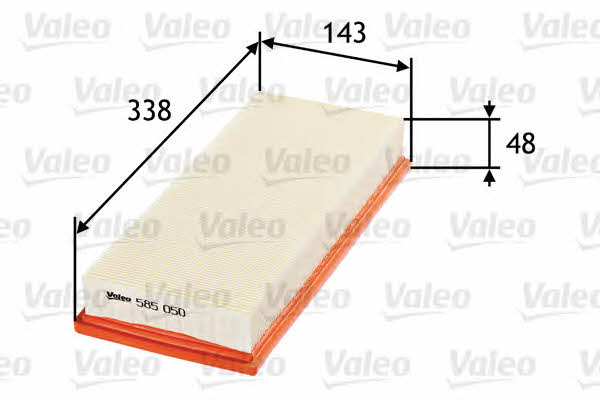 Air filter Valeo 585050