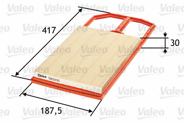 Air filter Valeo 585095