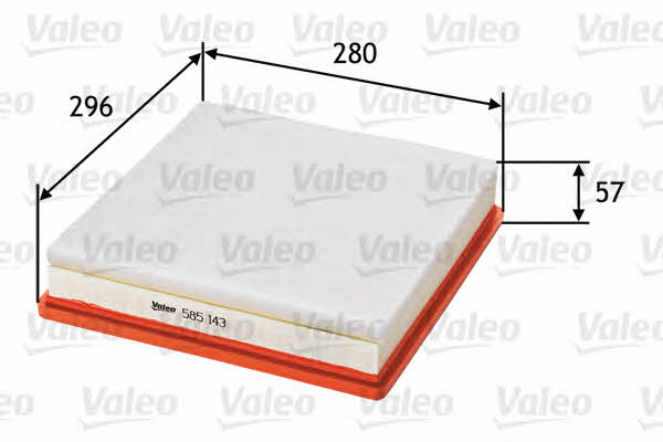 Air filter Valeo 585143