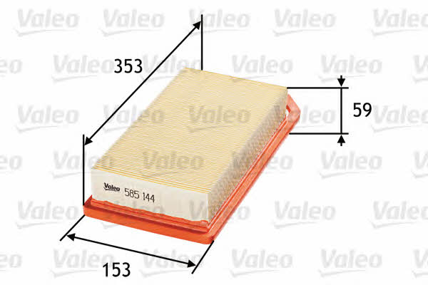 Air filter Valeo 585144
