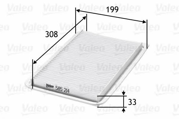 Air filter Valeo 585214