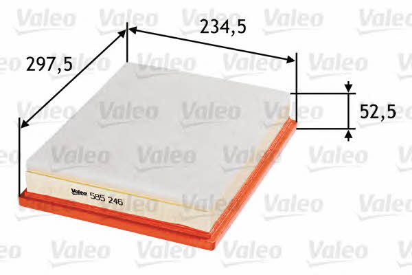 Air filter Valeo 585246