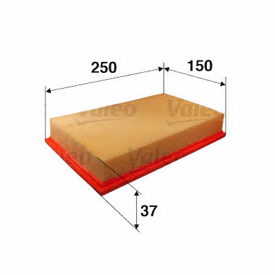 Air filter Mazda MX-3: 585255 Valeo Air filter