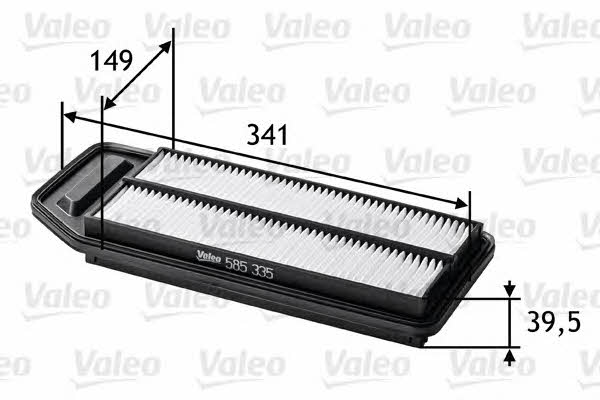 Air filter Valeo 585335