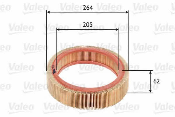Air filter Valeo 585607