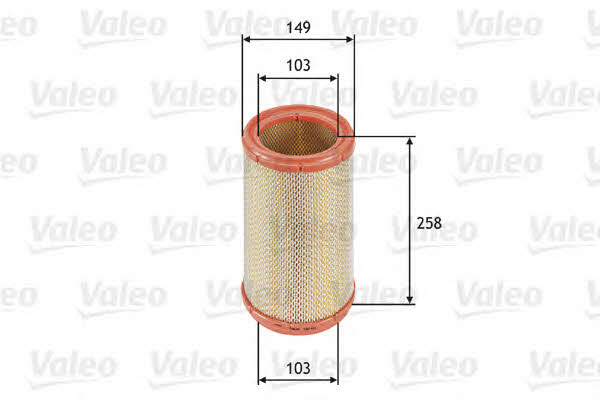 Air filter Valeo 585611