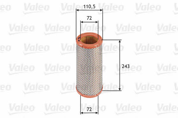 Air filter Valeo 585612