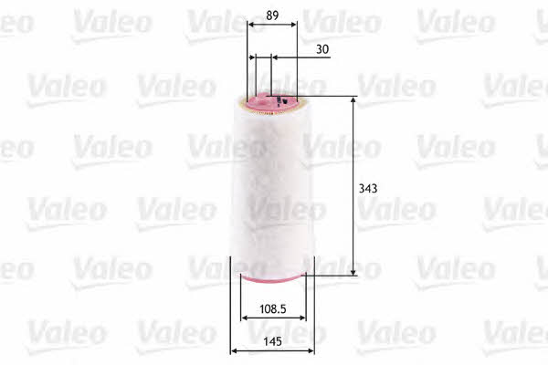 Air filter Valeo 585617