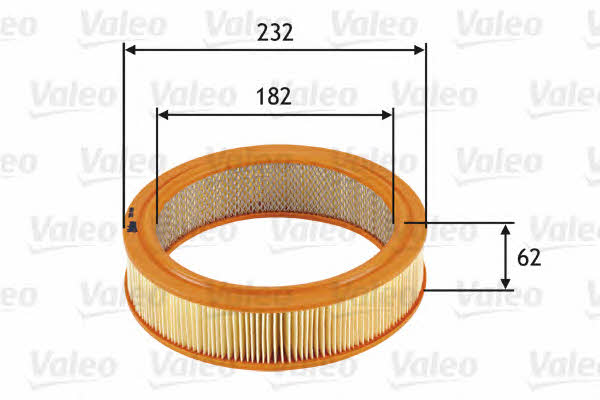 Air filter Valeo 585696