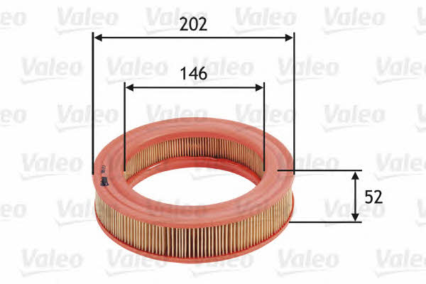 Air filter Valeo 585717