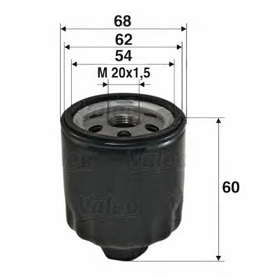Valeo 586011 Oil Filter 586011