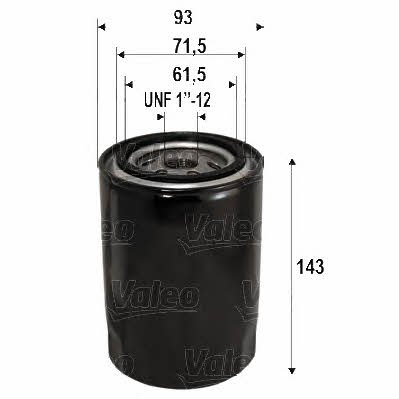 Valeo 586105 Oil Filter 586105