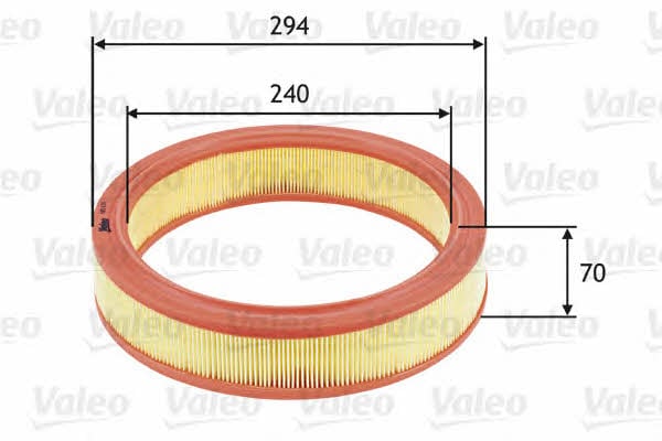 Air filter Valeo 585633