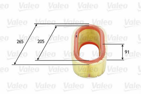 Air filter Valeo 585647