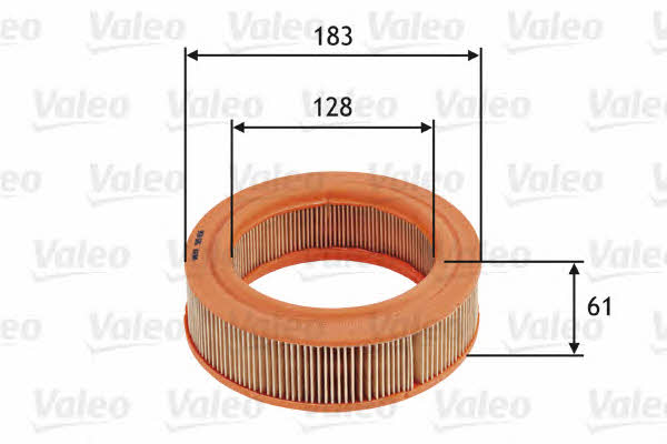 Air filter Valeo 585656