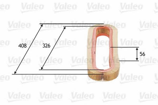 Air filter Valeo 585667