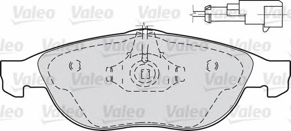 Valeo 598880 Brake Pad Set, disc brake 598880
