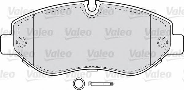 Valeo 598882 Brake Pad Set, disc brake 598882