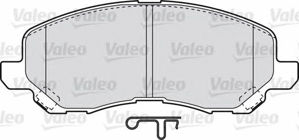Valeo 598886 Brake Pad Set, disc brake 598886