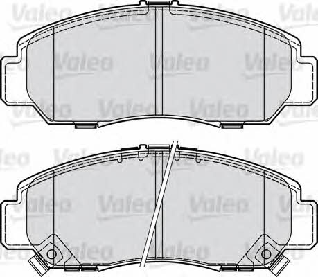 Valeo 598887 Brake Pad Set, disc brake 598887