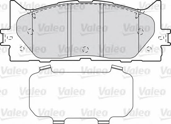 Valeo 598890 Brake Pad Set, disc brake 598890