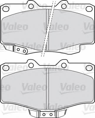 Valeo 598897 Brake Pad Set, disc brake 598897