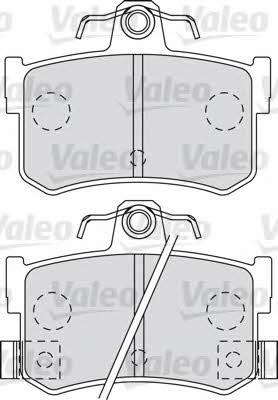 Valeo 598903 Brake Pad Set, disc brake 598903