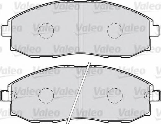 Valeo 598908 Brake Pad Set, disc brake 598908