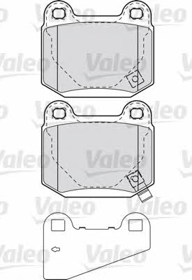 Valeo 598914 Brake Pad Set, disc brake 598914