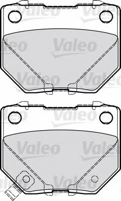 Valeo 598916 Brake Pad Set, disc brake 598916