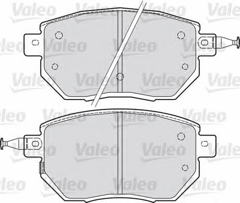 Valeo 598918 Brake Pad Set, disc brake 598918