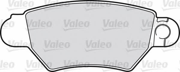 Valeo 598926 Brake Pad Set, disc brake 598926