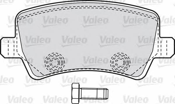 Valeo 598928 Brake Pad Set, disc brake 598928